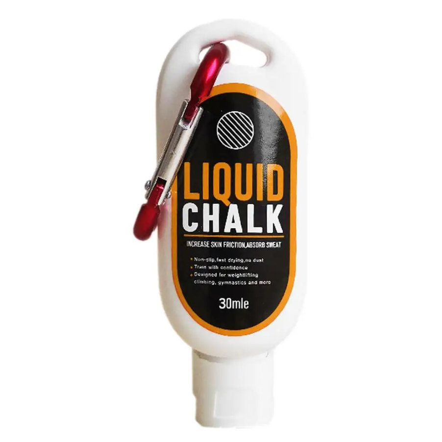 Liquid Chalk: Your Secret Weapon for Enhanced Grip - Precision Application, Magnesium Carbonate Magic, and On-the-Go Versatility with Carabiner Attachment. Available in 30ml, 50ml, and 100ml Bottles, redefine your grip experience wherever your active pursuits take you