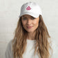 White Branded Gym Giants Unisex Baseball Cap One Size Fits All